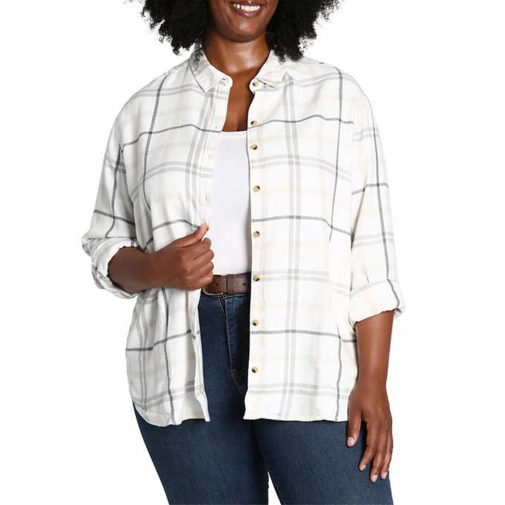 JACHS Girlfriend Ladies' Flannel Shirt